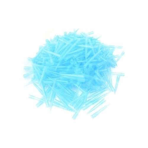 Laboratory Clear Blue Plastic Fine Tip Pipette Tips 1000ul 1ml 500 Pcs