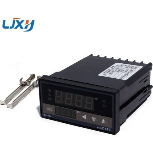 LJXH Digital PID Temperature Controller REX-C410 Input thermocouple K,PT100,J Relay SSR Output for heat