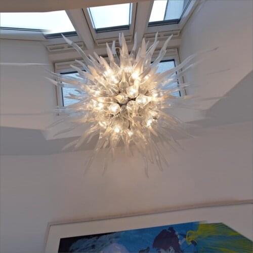 Zhongshan Manufacturer Blown Murano Glass Chandeliers Abstract Outdoor Blown Murano Glass Chandeliers
