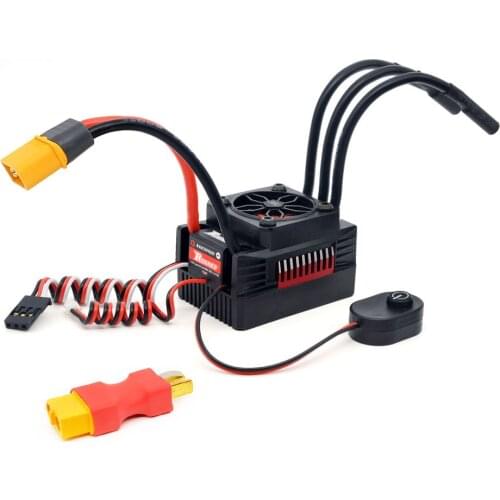 Rocket V2 Waterproof 45A 60A 80A Brushless ESC Electric Speed Controller Dust-proof for 1/8 1/10 1/12 RC Car Crawler RC Boat