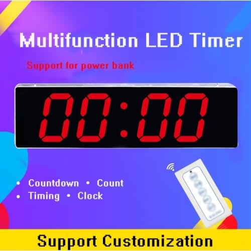 LED Electronic Timer Sports Game Countdown Portable Basketball Game Timer Football Big Screen Game Scoreboard Timer Countdown