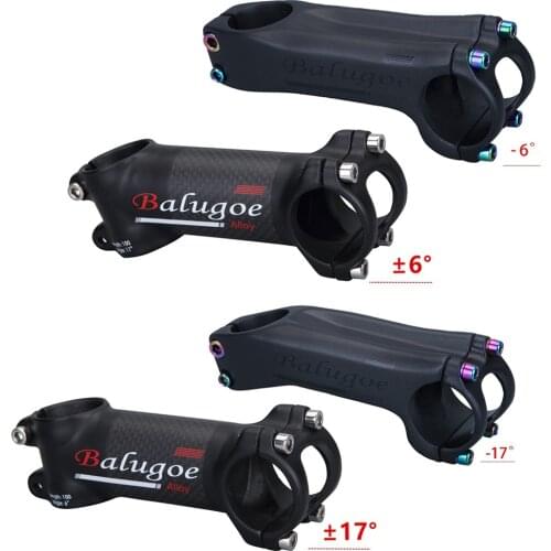 EC90 Bike Stem New Carbon MTB Road Bike 6/17 Degree 31.8MM Road Bike Carbon Stem Positive /negative Cycling Parts Bicycle Stem