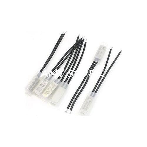 10PCS KSD9700 115C-190C 120/125/130/135/160/175/185C Bimetal Thermal Protector Temperature Control Switch Thermostat NC 250V 5A