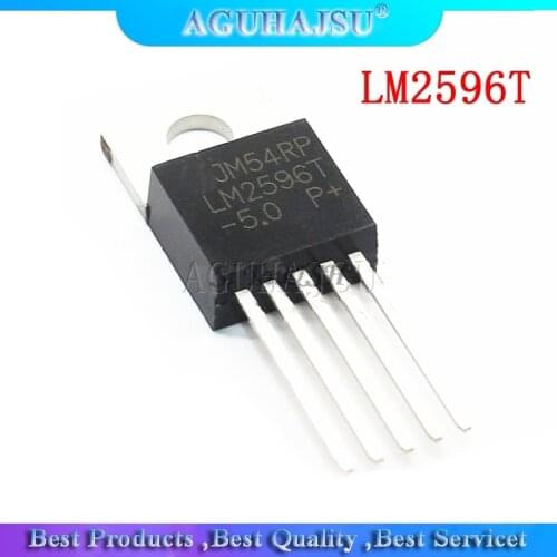 10pcs LM2596T-ADJ LM2596T LM2596 2596T-ADJ Power Converter IC TO-220