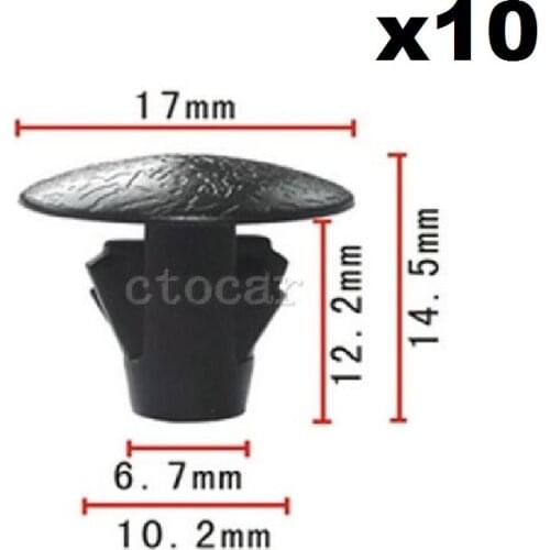 10pc New For Toyota Truck Fender Apron Seal Clip Retainer Fastener 90467-10107