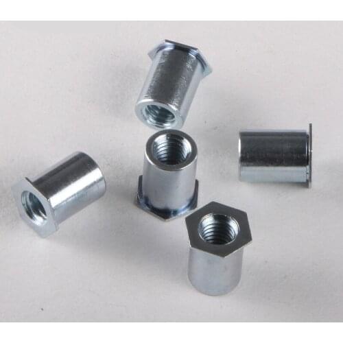 10PCS Vias Clinching Stud Pressure Riveting Nut High Quality Column Pressure Riveting Pieces M4 * 10