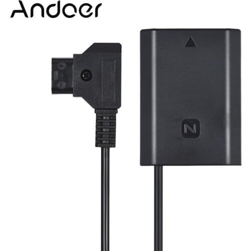 Andoer NP-FZ100 DC Anton Bauer D-Tap Coupler Adapter Dummy Battery for Sony A7III A9 A7RIII A7SIII