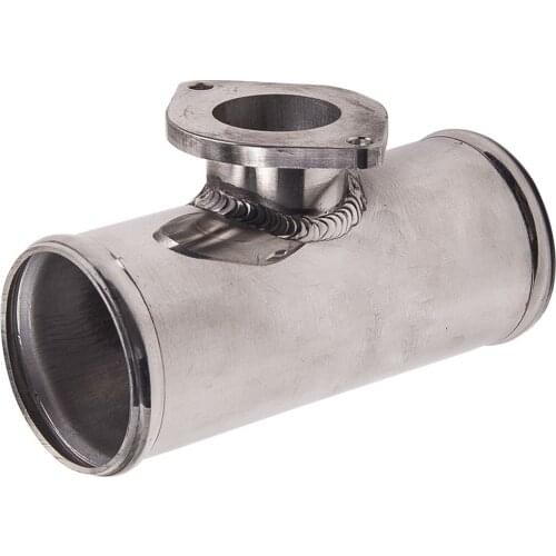 2.5inch 63mm Aluminum Blow Off Valve BOV Adaptor Flange T-Pipe for Tube Type FV RS