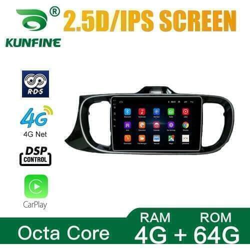 Car Radio For KIA Pegas 2017-2020 Octa Core Android 10.0 Car DVD GPS Navigation Player Deckless Car Stereo Headunit