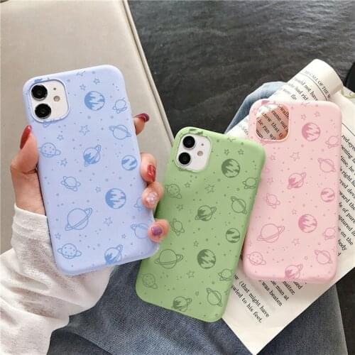 Outer Space Planet Cover For Samsung Galaxy M31 M32 A41EU A51 A50 A12 A10 A21S A52 A71 A31 A32 Cute Cartoon TPU Back Cases Coque