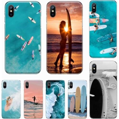 Sea wave surf summer surfing ocean Phone Case For iphone 12 5 5s 5c se 6 6s 7 8 plus x xs xr 11 pro max Anti-fall mobile cover