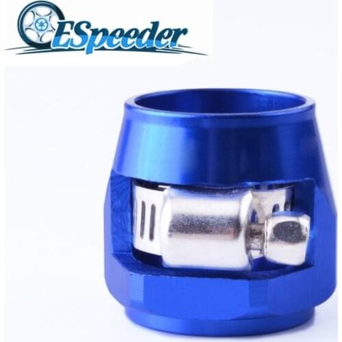 ESPEEDER APS Alloy/Aluminium Hose Finisher Clamp/Clip AN8 JIC Fuel/Oil/Radiator/Rubber Fuel Oil Water Pipe JUBILEE CLIP Clamp