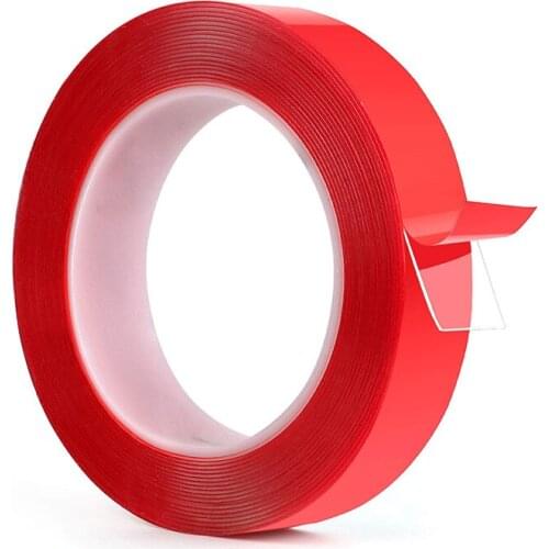 Transparent Double Sided Tape Super Strong No Traces Acrylic Foam Adhesive Tape For for Nail Art Home Office Decor Mounting Tape