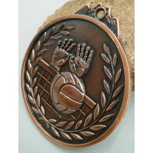 Medal Communication Ability/self-confidence Developing Volleyball Medals And Brass Medal For Custom Kindergarten School