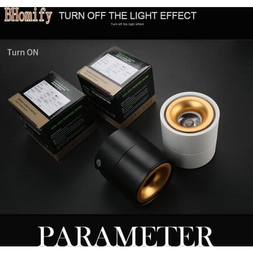 Downlights COB Surface Mounted Mini COB 12W 15W 18W LED 360degree rotation LED Ceiling Lamp Spot Light Downlight AC110V/220V