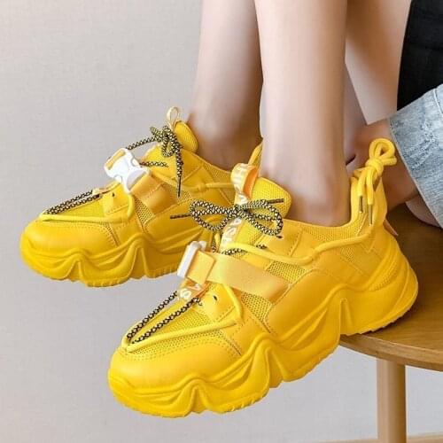Fashion Casual Women Sneaker All-match Outdoor Woman Sneaker 2020 Spring/Autumn New Platform Sneakers Women Chunky Shoes