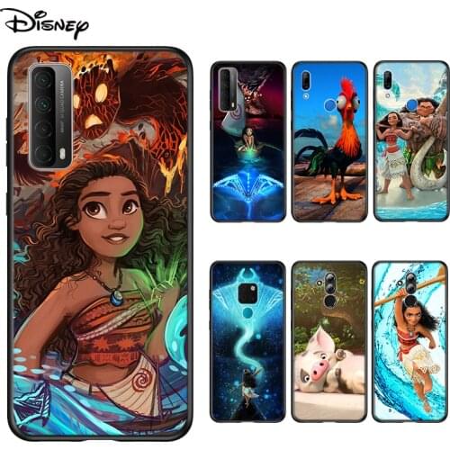 Soft Cover Moana Art Disney For Huawei P Smart 2021 2020 Z S Mate 40 RS 30 20 20X 10 Pro Plus Lite 2019 Phone Case