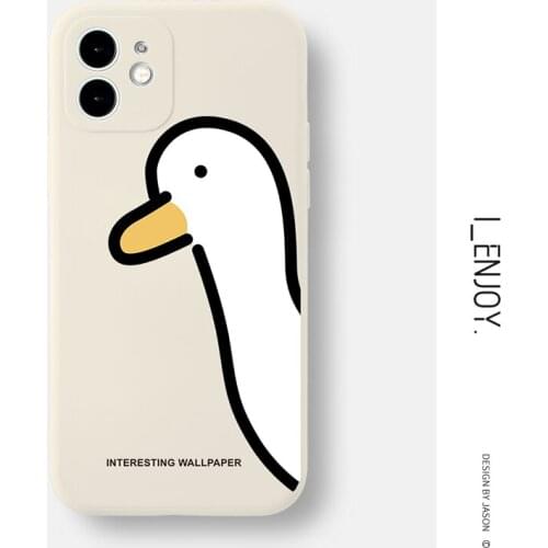 Official Original Soft Silicone Case for Apple iPhone 11 12 13 Pro MAX SE 2020 XR XS X 6 6s 7 8 Plus Shockproof Cute Phone Cover