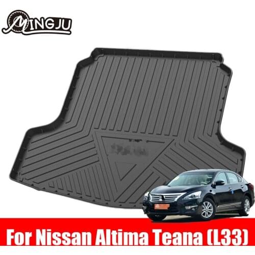For Nissan Altima Teana L33 2013 To 2018 Durable Boot Carpets Washable Trunk Storage Mat Rollable Back Box Cushion Easy Mounting