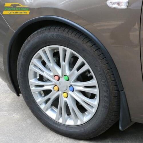 Durable 1.5M Universal Car Mud Flaps Splash Guard Rubber Eyebrow Protector Lip Arch Trim Fender Protector Strip