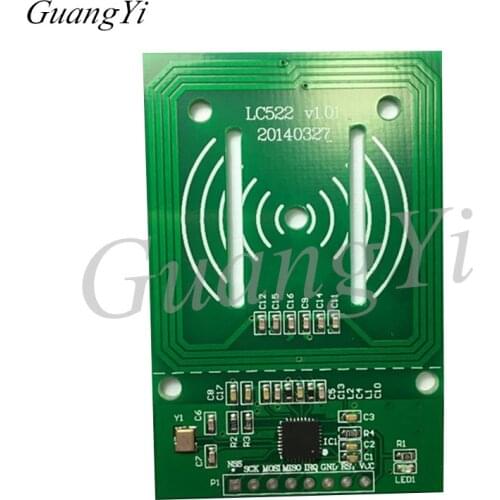 RC522 Card Reader Module RFID Radio Frequency IC Card Sensor Module 13.56 Mega Card Reader SPI Card Module