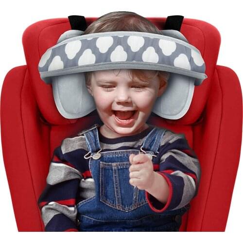 Car Seat Head Support Neck Pillow Strap - Kids and Baby Safety Neck Relief Head Support Band Sleep Strap with Adjustable Belt