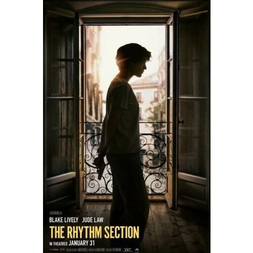 The Rhythm Section Reed Morano Blake Lively Jude Law Film Silk Fabric Wall Poster Art Decor Sticker Bright