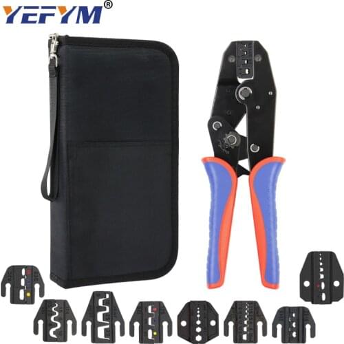 YEFYM Hand tool crimping tool pliers YE-04B/03C, jaw 125/10WF/06WF2C/10N/35WF/336J/2546B, tool kit, wire terminal crimping tool