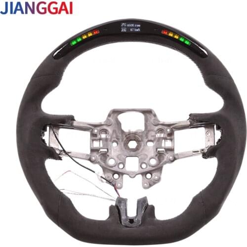 Steering Wheel For Mustang 2015-2017 Alcantara LED Shift Sport Steering