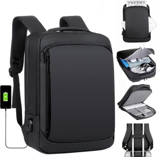 Hot-selling Backpack New Anti-splash Dual-use Laptop Computer Male Leisure Business Travel Multi-function USB Interface