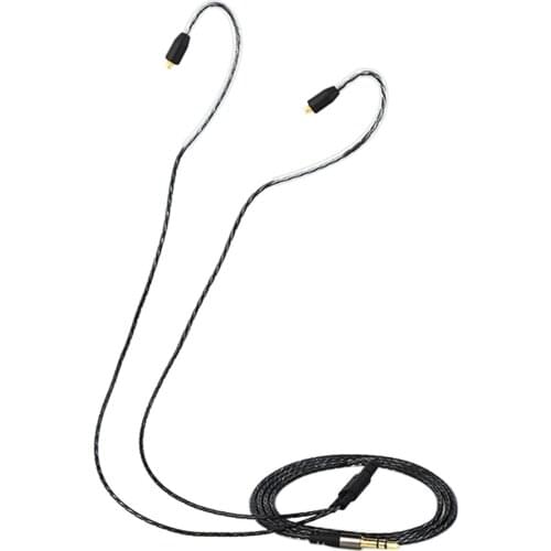 3.5mm Wired Headphone Audio Cable Replacement Earphones MMCX Connector Detachable for SE215/ SE315/ SE425/ SE535/ SE846 UE900