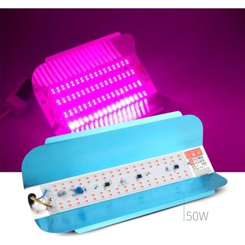 50/100W LED Grow Light Panel Full Spectrum Phyto Lamp AC220-240V for Home Greenhouses Indoor Garden Grow Tent Plants Growth Lamp
