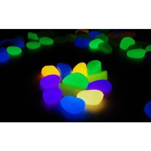 Glow Stone Simulation Lightweight Luminous Pebble Stone For Home Fish Tank Decor Garden Corridor Decorations Free Shipping 2KG