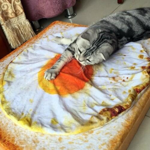Custom Blanket Weighted Knit Blanket Cartoon Fried Egg Soft Living Room Bedroom Air Conditioning Bed Blankets for Sofa Bedding