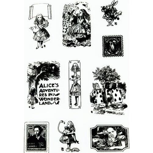 YLCS227 Portrait Silicone Clear Stamps For Scrapbook DIY Album Paper Card Decoration Embossing Folder Rubber Stamp 11*16cm