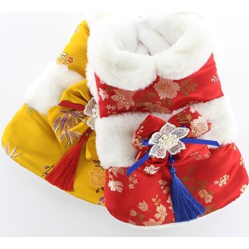 Funny Pet Clothes Jacket Dog Coat Winter Warm Girl Puppy Suit Shih tzu Maltese Cute Designer Dog Clothes For Kittens Chihuahua