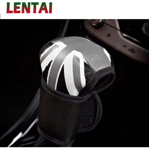 LENTAI 1Pc Car Gear Shift Collars Cover Leather For Mercedes W203 W204 BMW E39 E36 E90 F30 F10 Volvo XC60 XC90 Alfa Romeo Audi