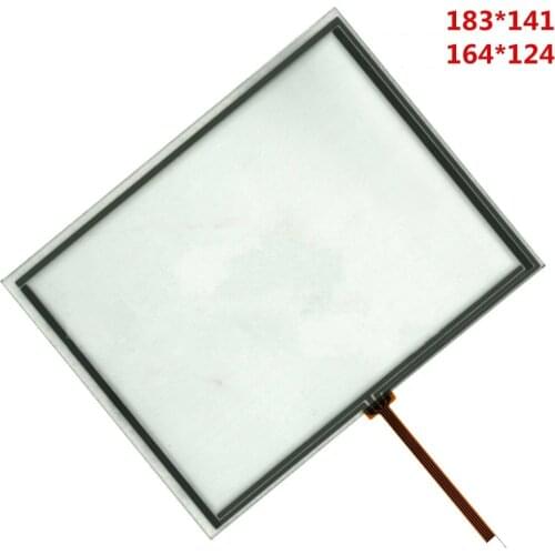 5pcs/lot new 8 inch 4:3 touch screen 183*141 mm at080tn5v.1 4 wire resistance touch-screen standard screen