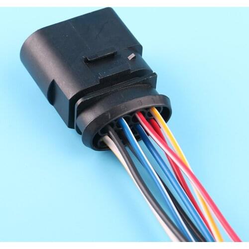 8D0973834 For AUDI A3 A4 Q3 Q5 Q7 TT For VW Beetle Eos Golf Jetta Passat For Skoda For Seat 8 Pin Connector Plug Housing Pigtail