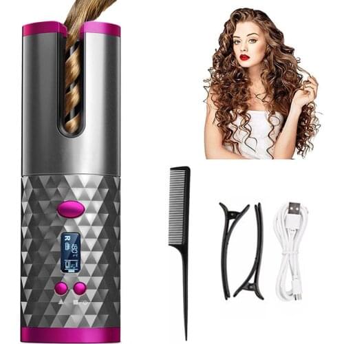 Automatic hair curling iron electric rechargeable wireless curling iron iron curling iron hairdressing tools