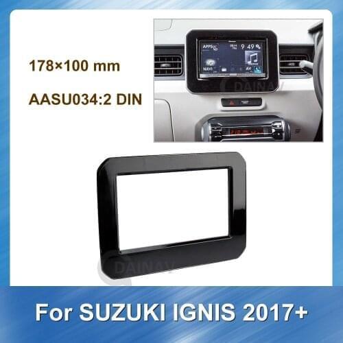 2 din OEM style car radio Fascia for SUZUKI IGNIS 2017+ Car refitting DVD Frame Panel in Dash Trim Installation Mount Kit