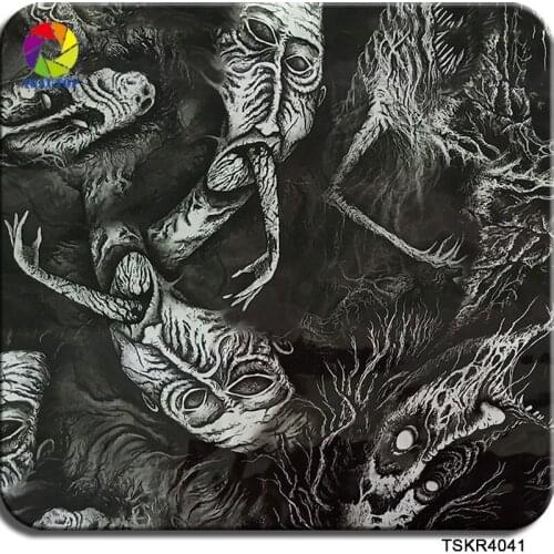 Free shipping width 0.5m TSAUTOP 0.04mm thickness aqua print water transfer printing film dipping film WDF4041B