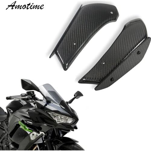 For KAWASAKI NINJA650 NINJA 650 Motorcycle Fairing Parts Aerodynamic Wing Kit Fixed Winglet Fairing Wing