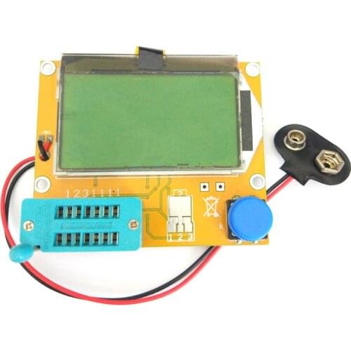 Graphical display of LCR-T4 Transistor tester Resistance capacitance inductor ESR SCR