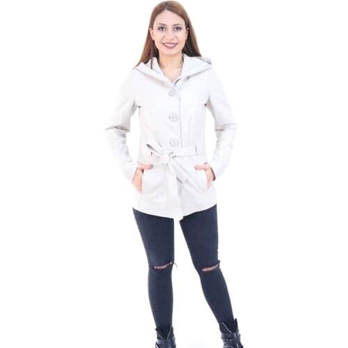 Isnova Women's Leather Jackets With Fur