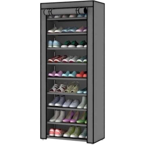 Multilayer Shoe Rack Detachable Dustproof Nonwoven Fabric Shoe Cabinet Home Standing Space-saving Stand Holder Shoes Organizer