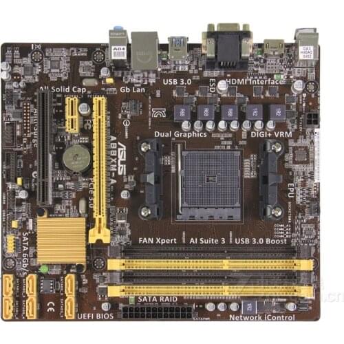 New for asus PRIME A88XM-A motherboard Socket FM2/FM2+ DDR3 USB3 SATA3 HDMI DVI VGA 64GB desktop motherboard
