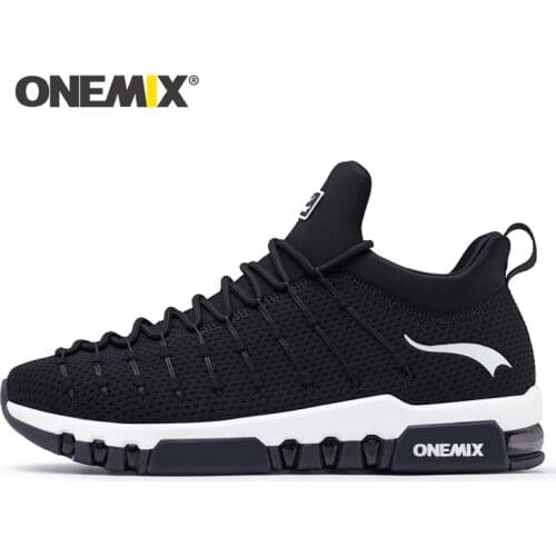 ONEMIX New Hot Style Men Tennis Shoes Lace Up Breathable Comfortable Sneakers Womens Sport Shoes Outdoor Running Shoes Man