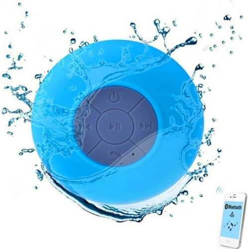 Q9 Waterproof Suction Cup Bluetooth Speaker Wireless Card Car Bathroom Small Sound Colorful Round Wireless Bluetooth Speaker