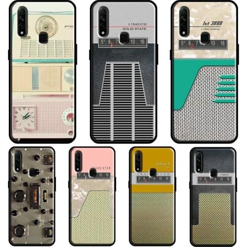 RETRO VINTAGE RADIO For OPPO Find X3 Pro A5 A9 A53 A31 2020 A1K A3S A5S A15 A52 A72 A83 A91 F5 Reno 2 Z Case